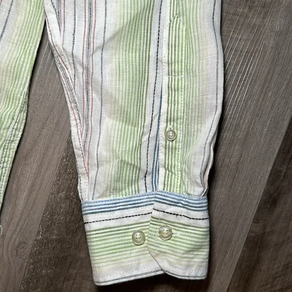 Tommy Bahama Linen Long Sleeve Button Down - Medium